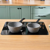 Karaca Gris Biogranit set de casseroles à lait induction, 2 pièces